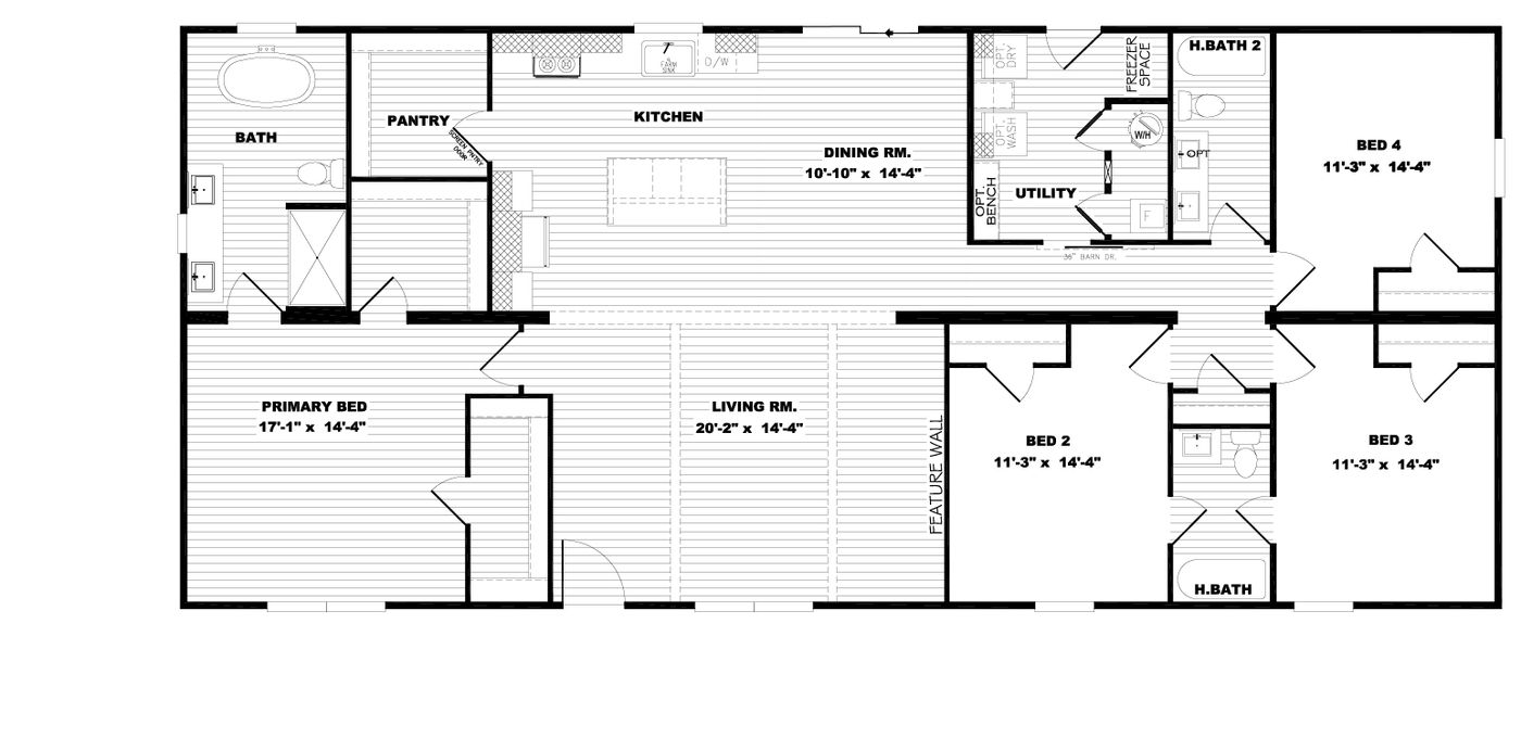 Clayton Everett Elite floor plan