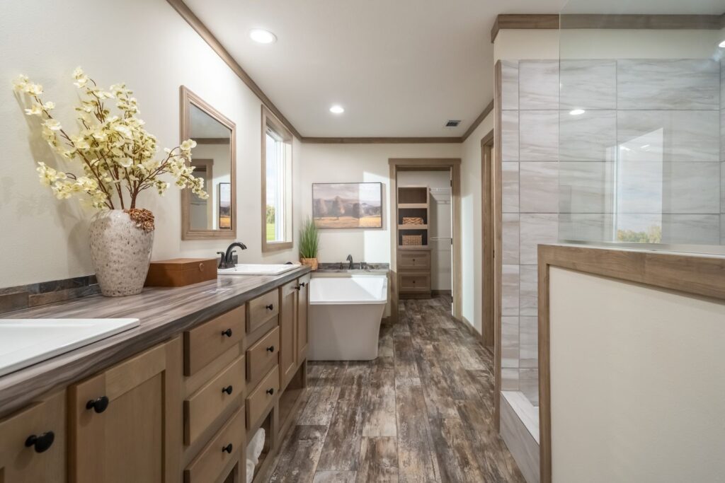 Clayton Boujee Premier double wide mobile home, interior view 20