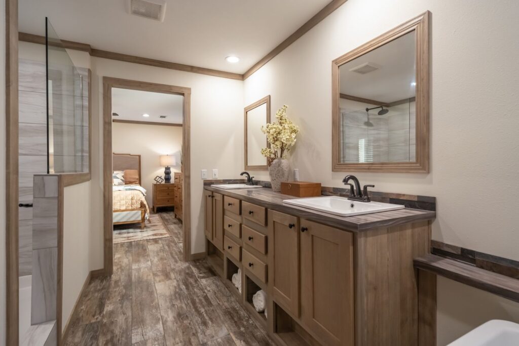 Clayton Boujee Premier double wide mobile home, interior view 23