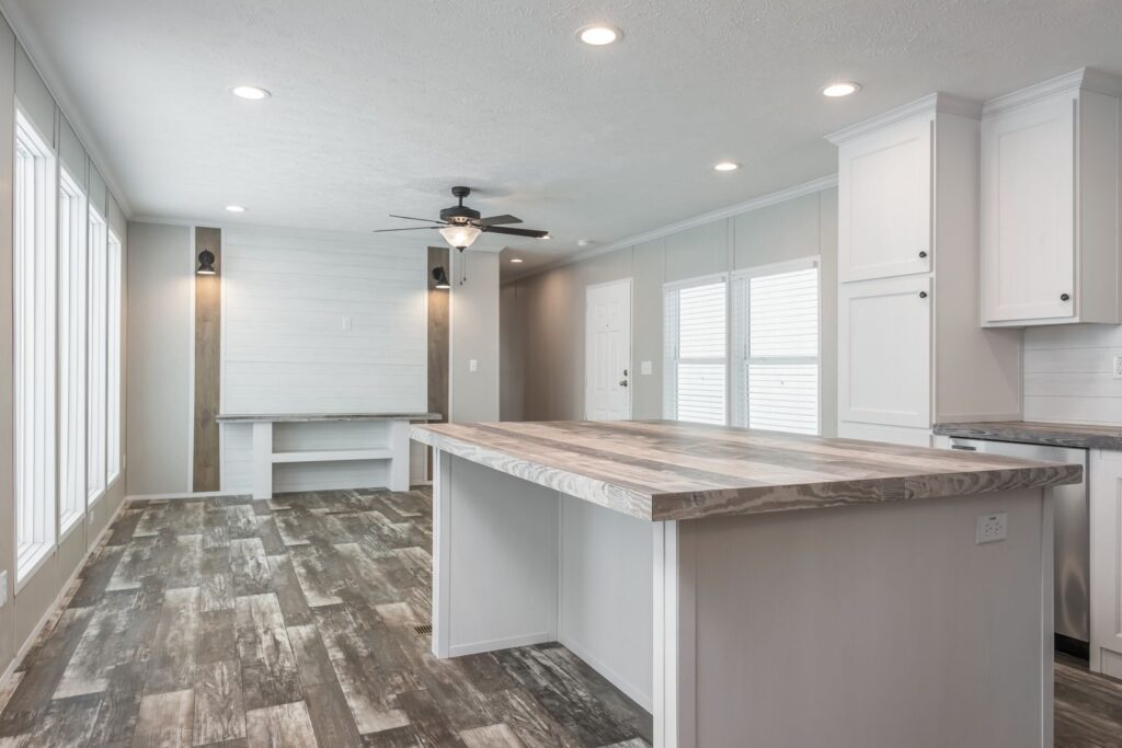 The Willow by Clayton: Kitchen and living room