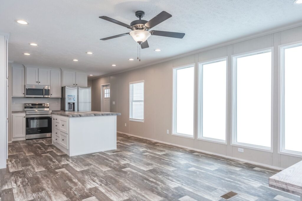 The Willow by Clayton: Living room open to the kitchen
